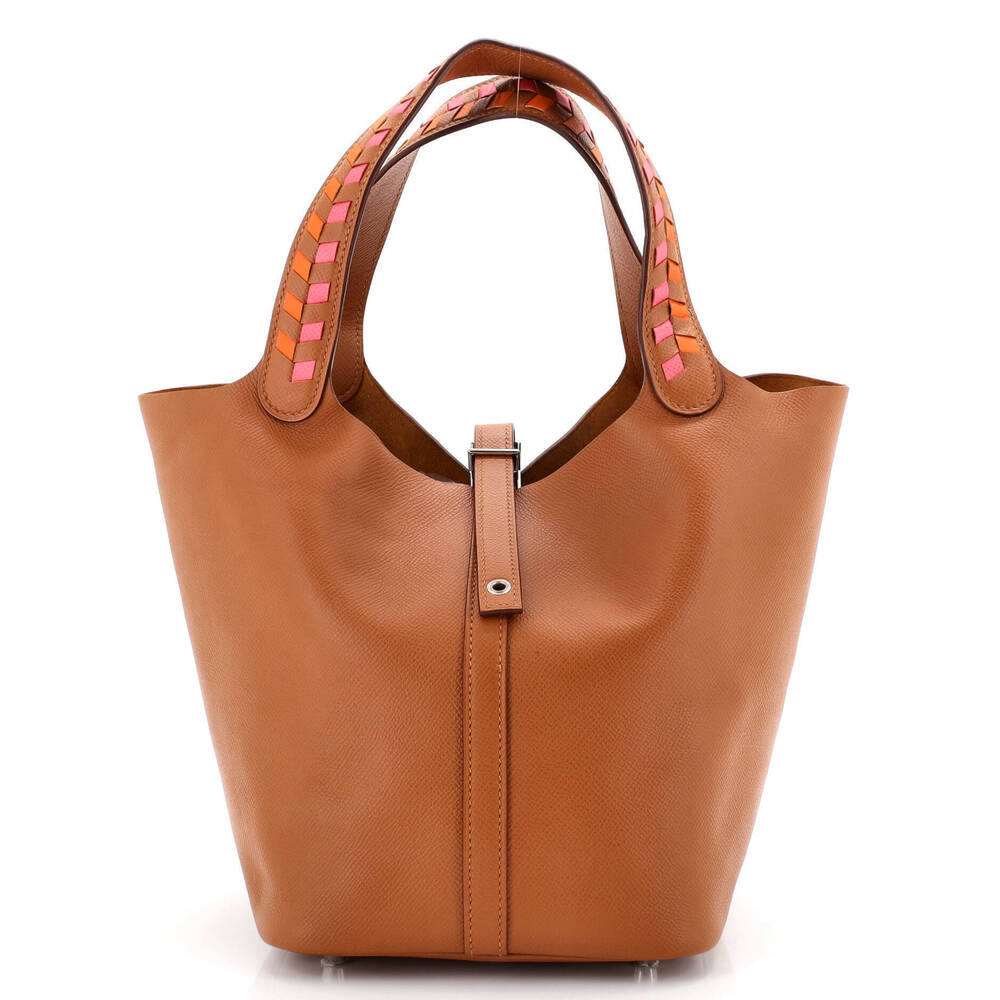 Hermes MM Picotin Lock Bag Tressage Epsom - Picture 1 of 5